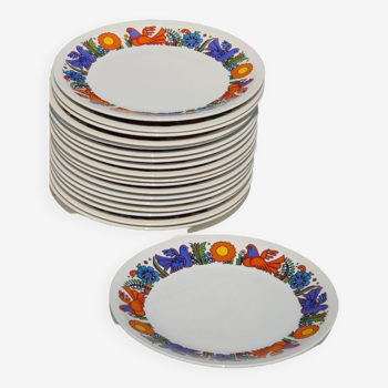 19 assiettes de table Villeroy et Boch modèle Acapulco