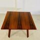 Vintage Danish mid-century rosewood coffee table