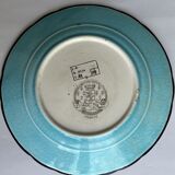 Plate in Longwy enamels