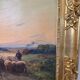 Oil on Canvas Brigitte Langevin (19th-20th Century) – Flock of Sheep