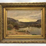 Charles Lespinasse Huile sur toile datée de 1903