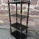 Napoleon III style blackened wood bookcase