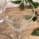 Set of 6 small liquor glasses
