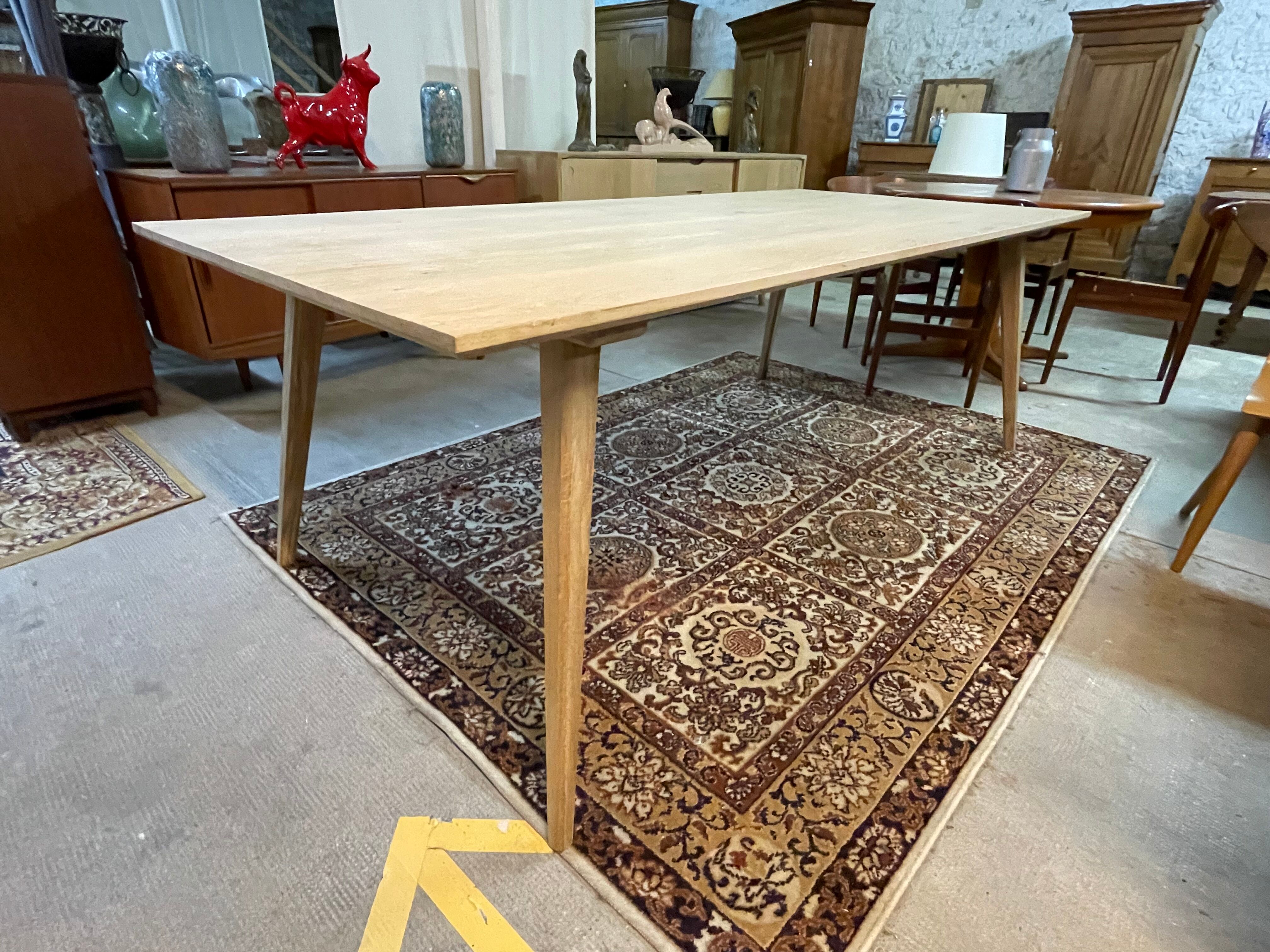 Vintage solid oak table