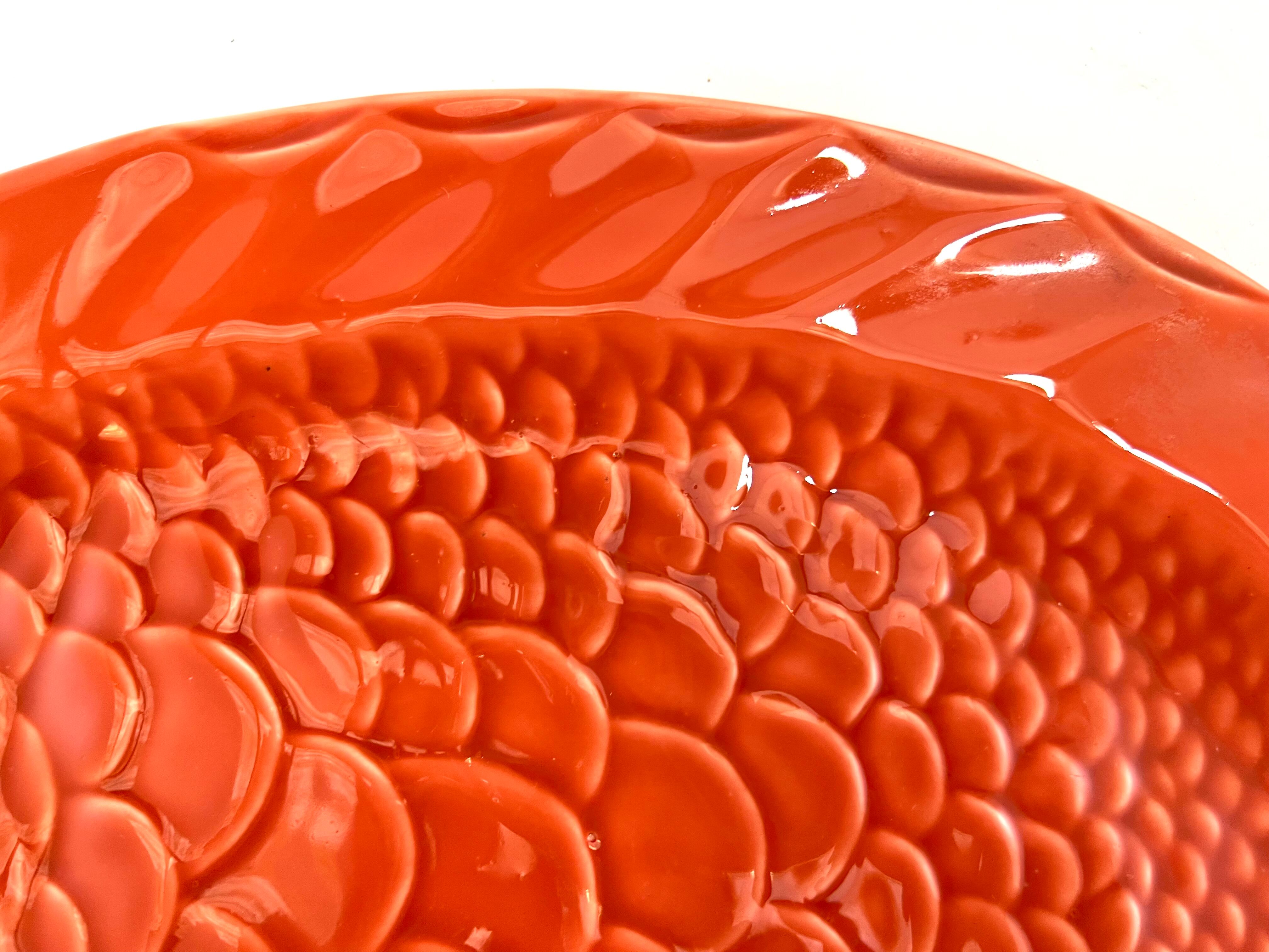 Orange fish dish Christian Dior