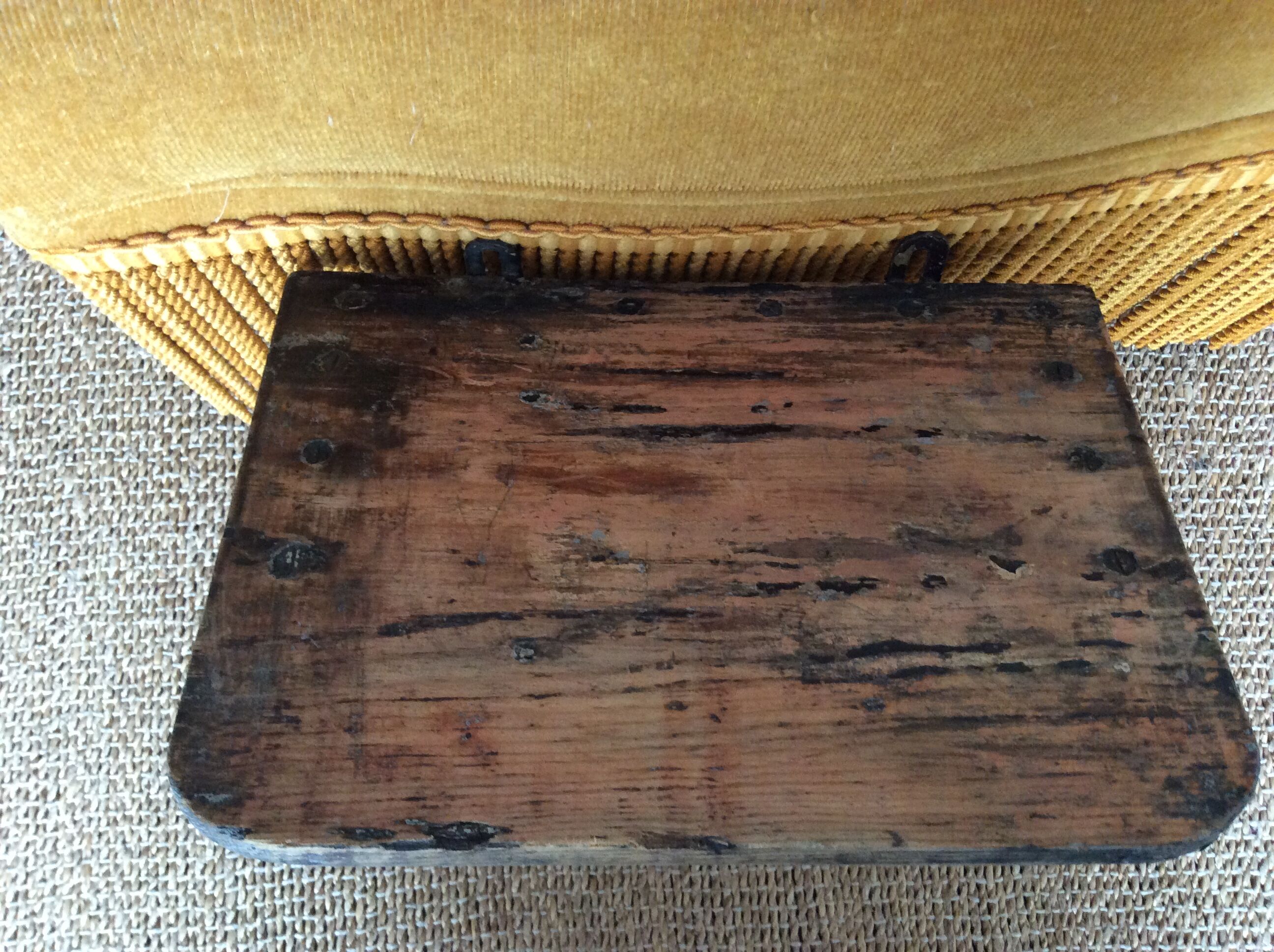 Wooden wall shelf