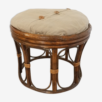 Rattan tabouret