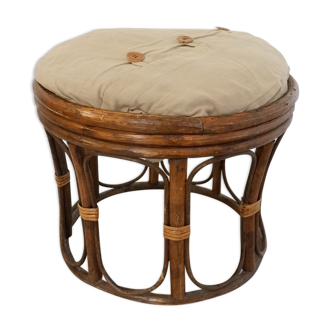 Rattan tabouret