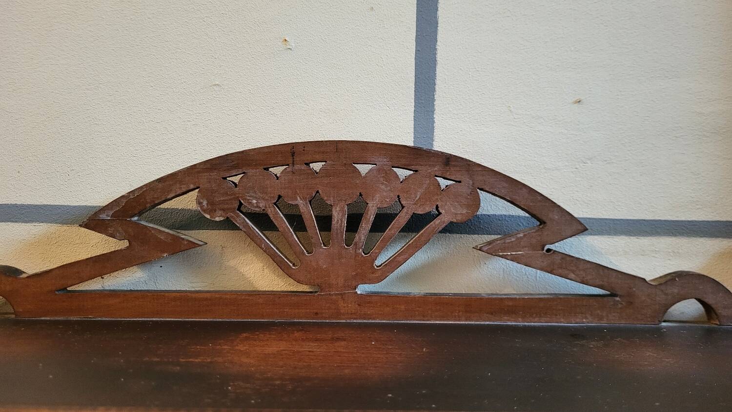 Art Nouveau wall shelf