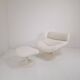 F518 Lounge Chair with Ottoman by Geoffrey Harcourt for Artifort, 1970s