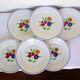 6 vintage dinner plates from the Badonviller factory