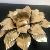 Ceiling lamp flower / golden leaves