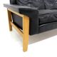 Canapé scandinave 3 places en cuir, Ulferts, Suède, 1960