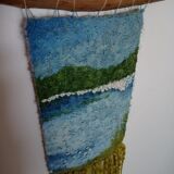 Tissage mural paysage