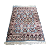 Old handmade wool oriental rug. 190 x 126cm