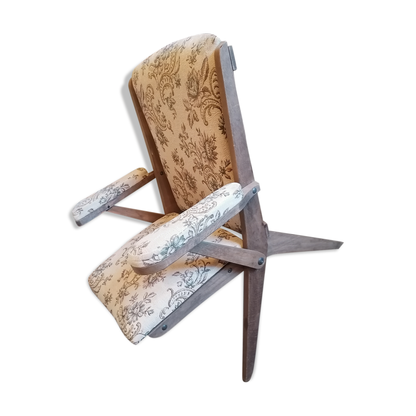 1950 Scandinavian style wooden folding chair