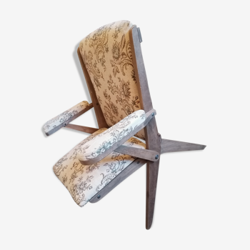 1950 Scandinavian style wooden folding chair