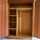 Vintage wardrobe with compass feet