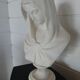 Bust of the Virgin in alabaster by Guglielmo Pugi.