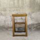 Vintage folding chair in wood by Aldo Jacober