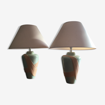 a pair of Drimmer lamps