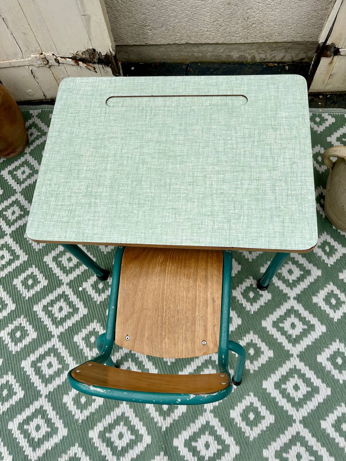 Bureau enfant Formica avec chaise