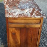 old bathroom cabinet / dressing table with marble