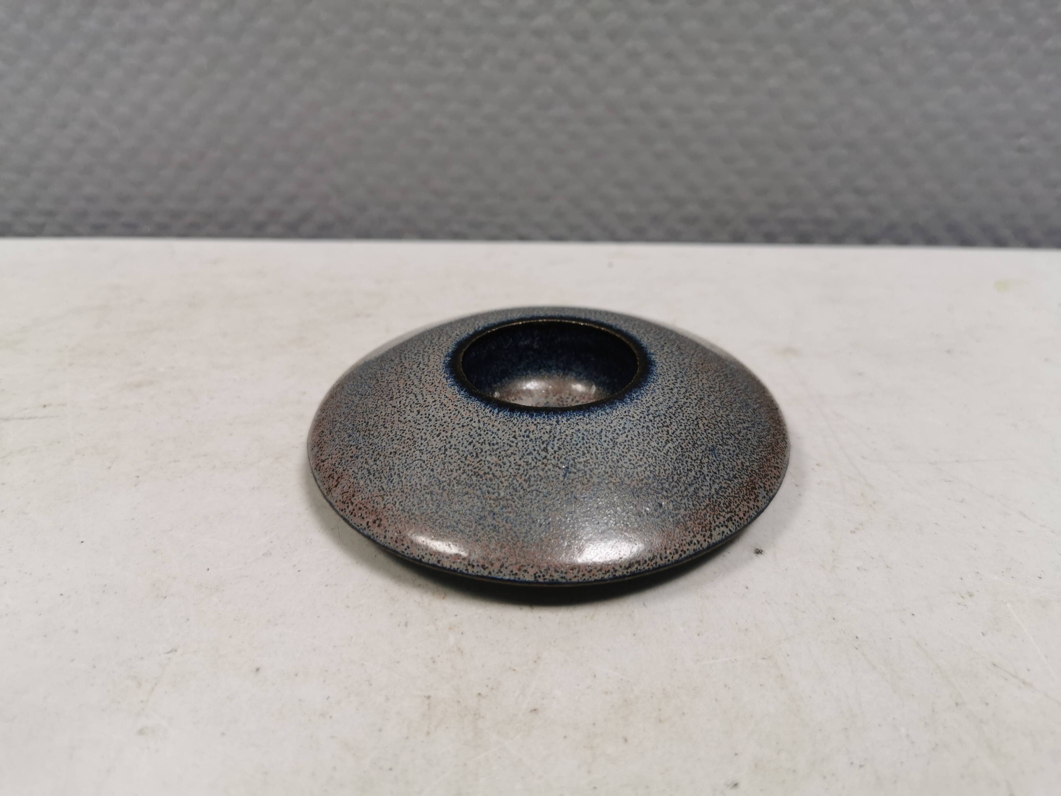 Little ceramic tea-light holder, made by M, Denmark, 1990s