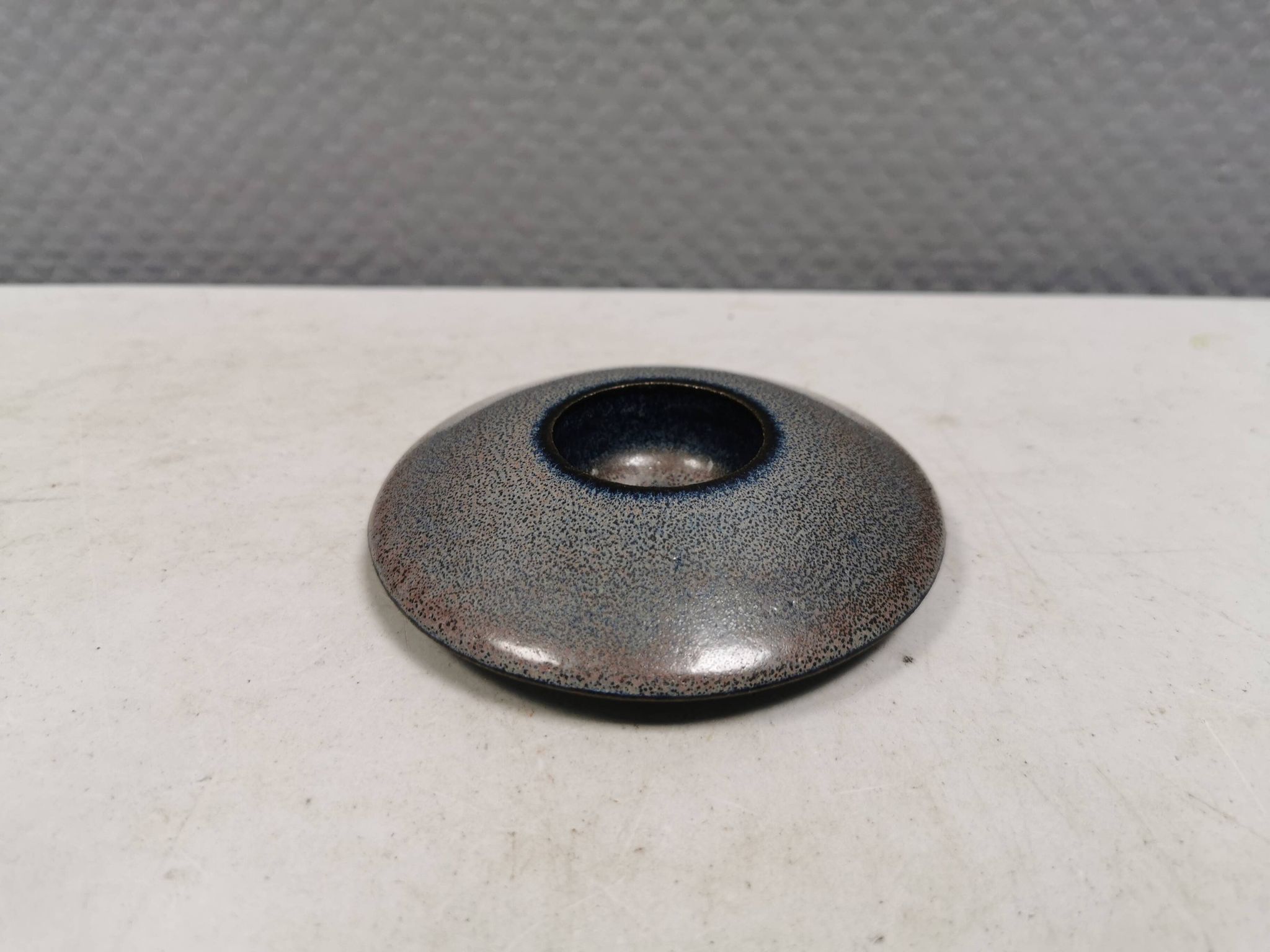 Little ceramic tea-light holder, made by M, Denmark, 1990s