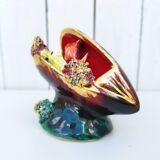 Ceramic night light mold of vallauris vintage