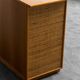 Commode en bois rotin 1970 vintage