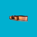 Desk and matching secretary Bent Silberg