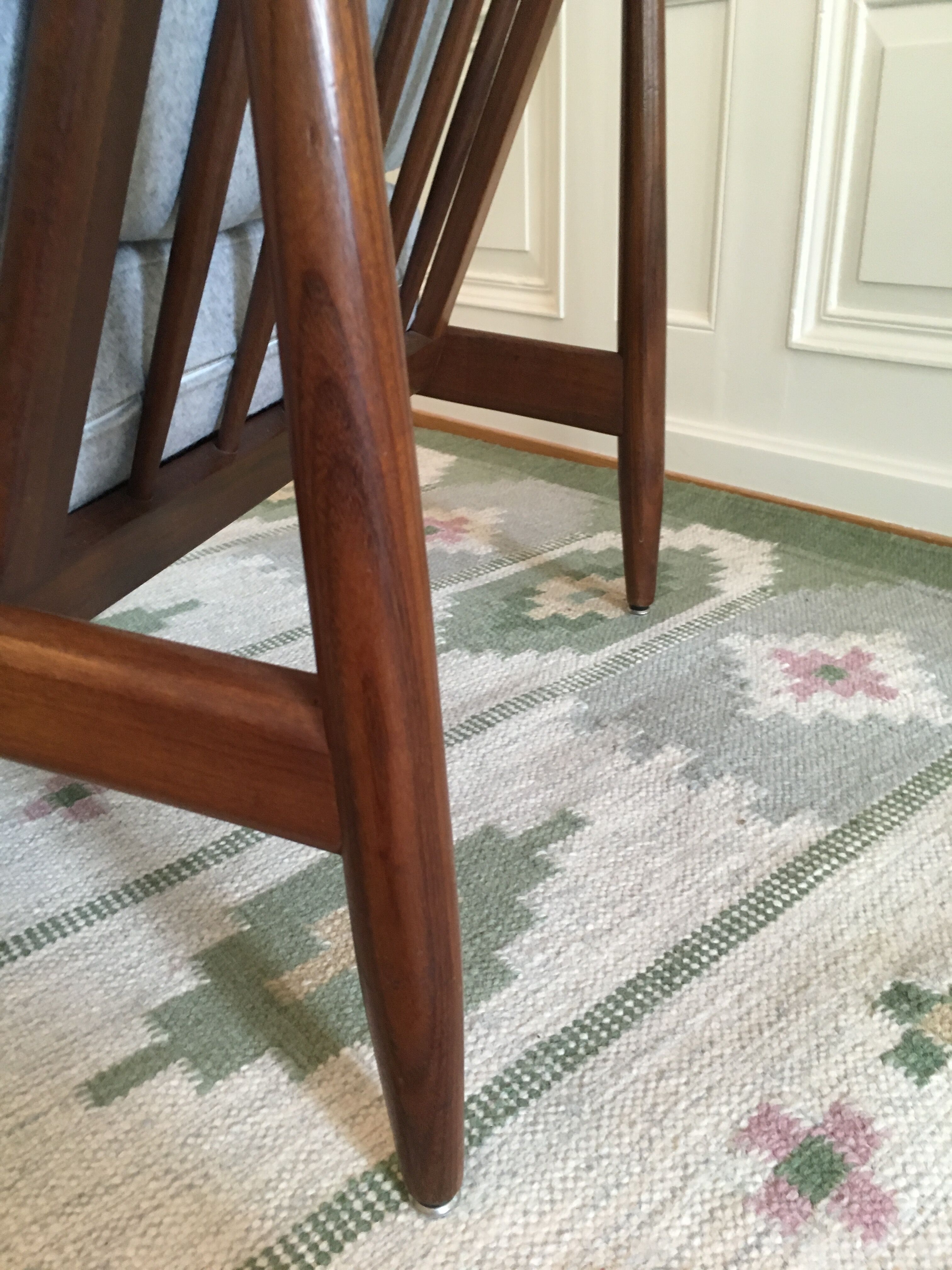 Danish midcentury teak easy chair by Arne Vodder