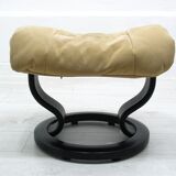 Upholstered  stool or ottoman, 1980s