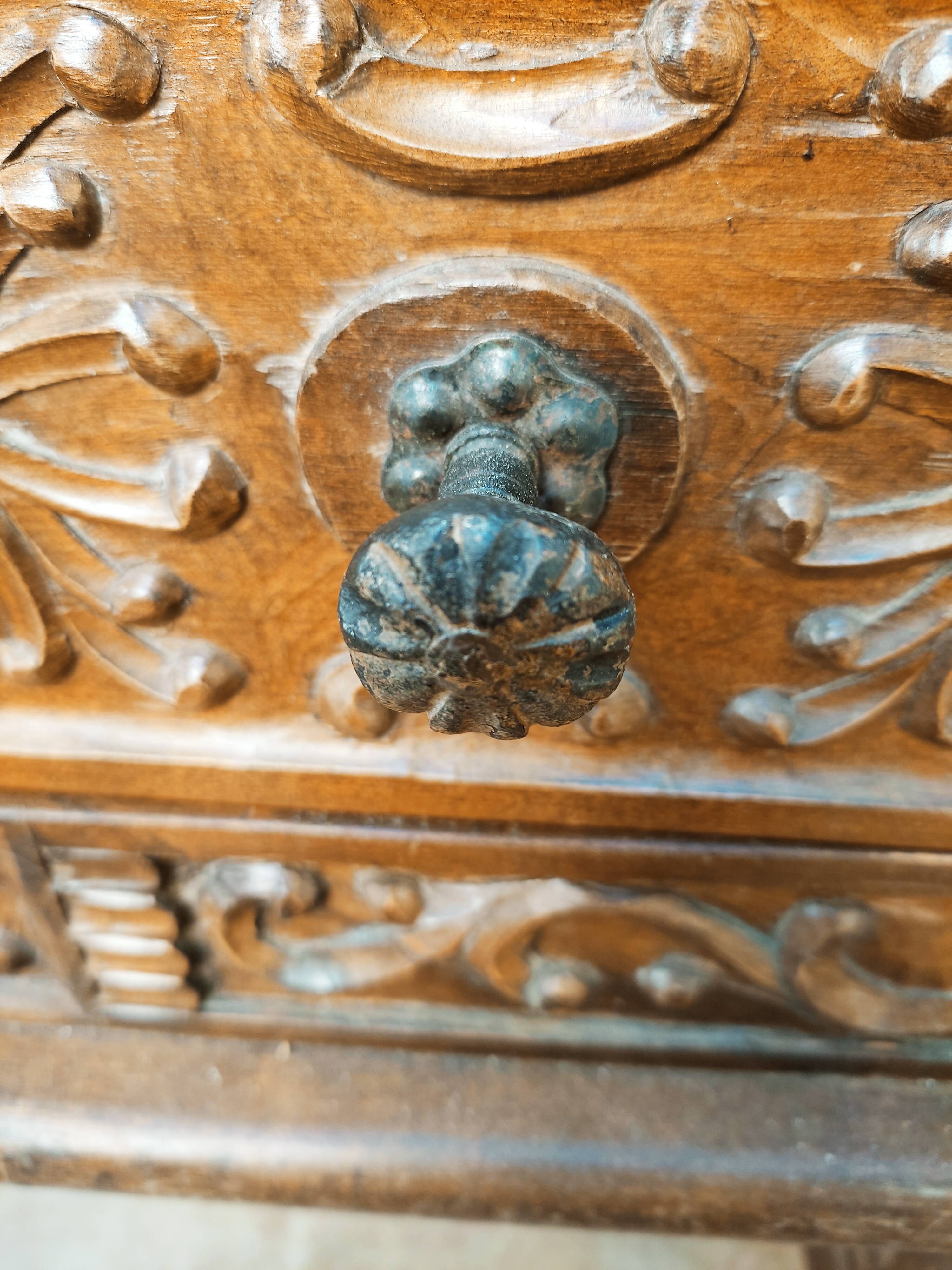 Ethnic carved wooden furniture