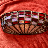 Stained glass wall lamp 1930
