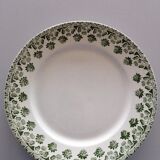 Set of 12 plates clover Badonviller ft