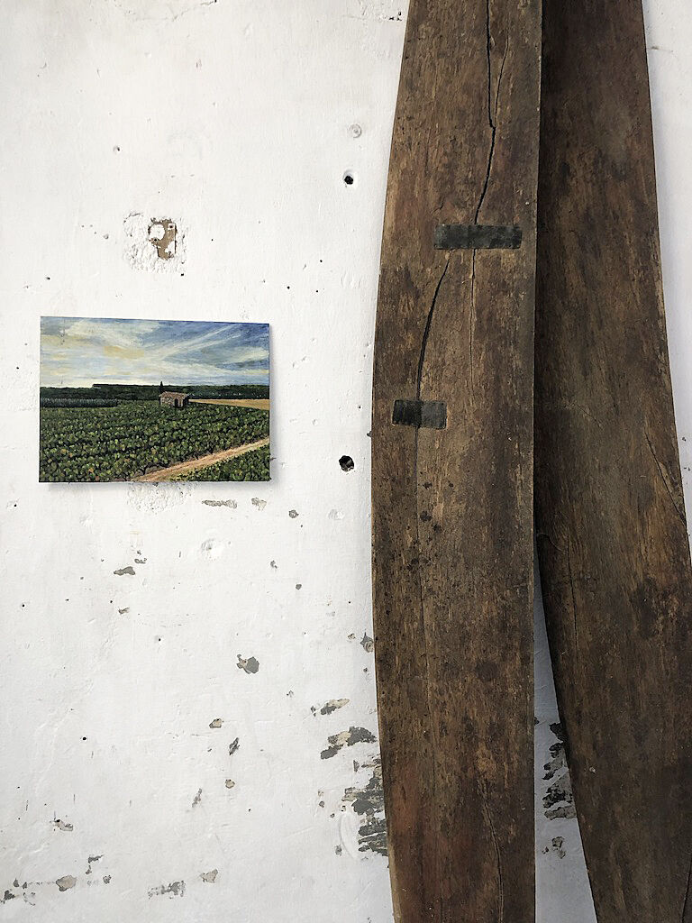 Oil painting "vines"