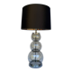 Large glass table lamp Delmas 1970