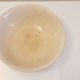 Old porcelain dish on pedestal