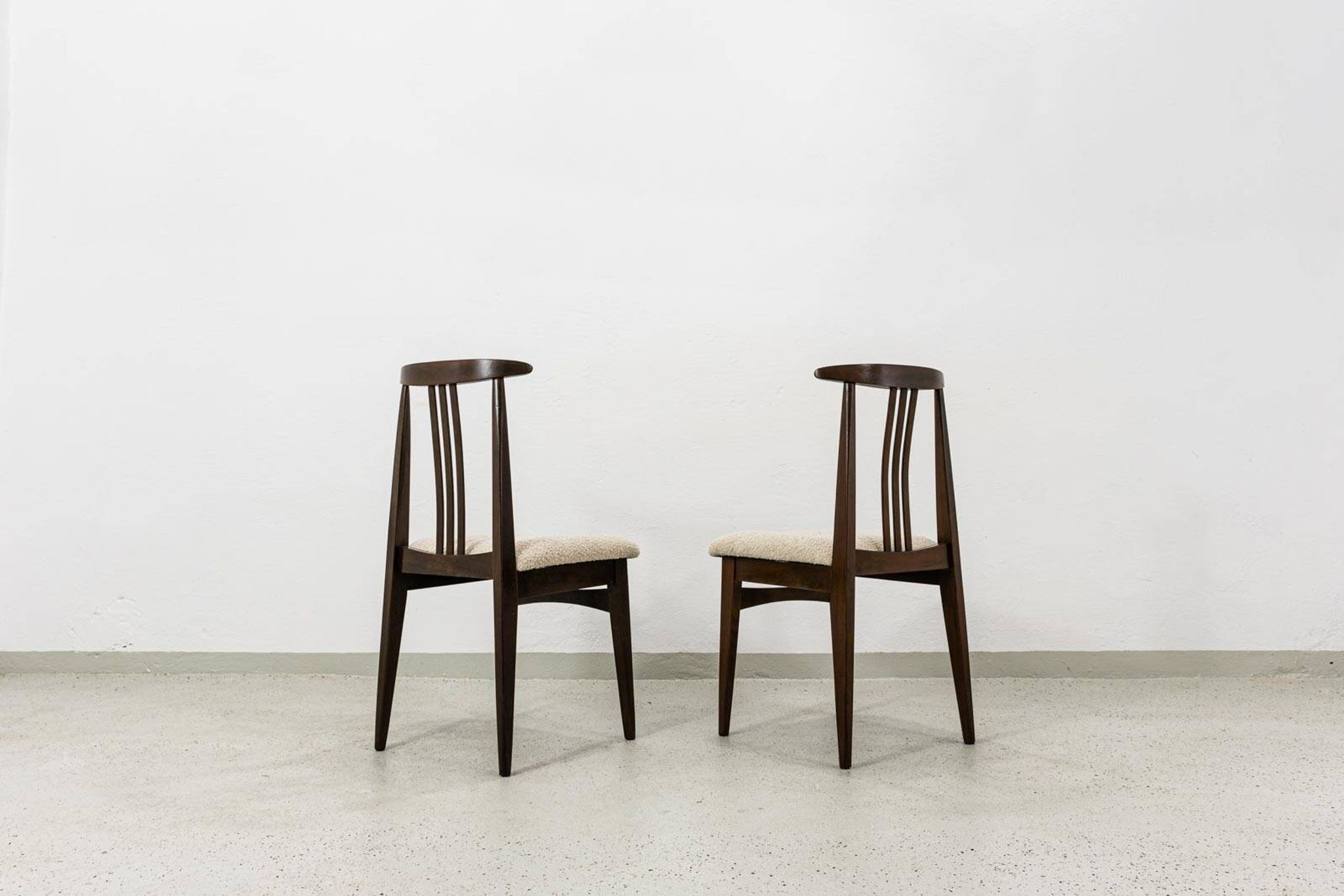Vintage Dining Chairs Designed By M. Zieliński, 1960's, Set Of 4