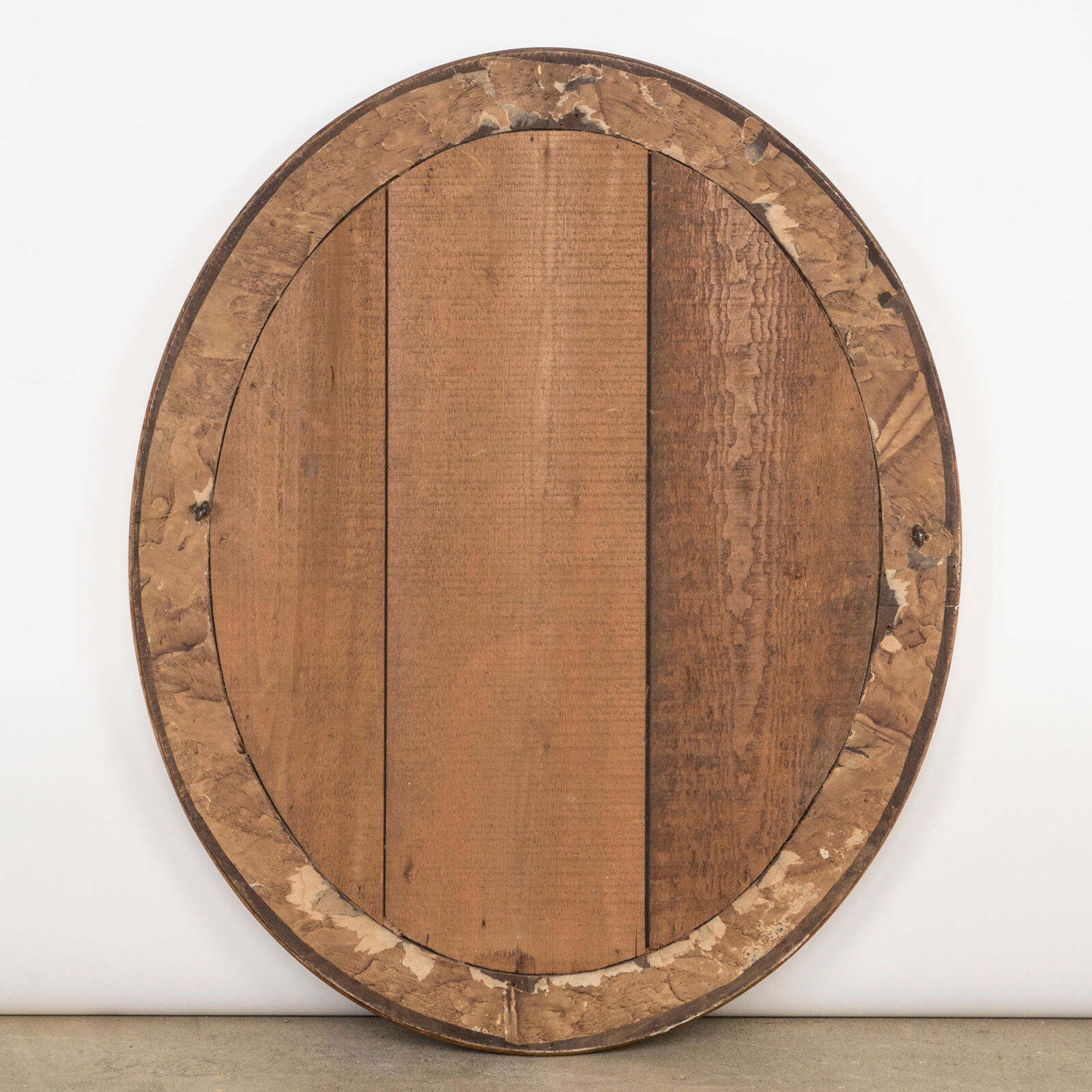 French 19th C Oval Mirror