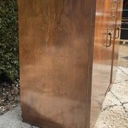 Vintage Art Deco walnut furniture from the 1940s-50s.