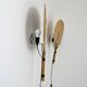 Pair of wall sconces "Uchiwa" by Ingo Maurer for M Design, 1960s