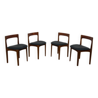 Mid-Century British Dining Chairs, 1960s, Set of 4