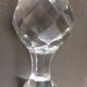 Carafe a vin bouchon facetté en cristal