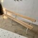 Vintage school bench