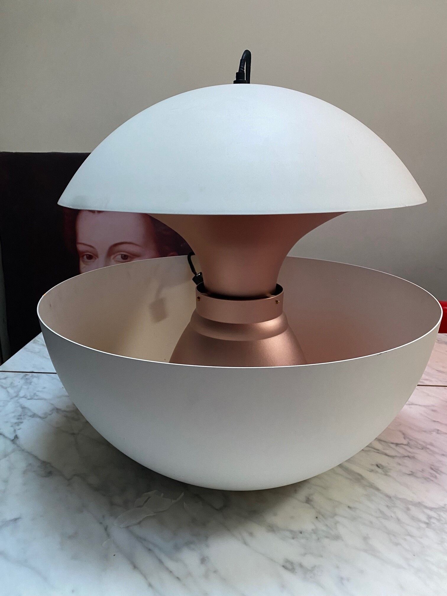 Pendant lamp design Here comes the sun DWC powder pink Bertrand Balas