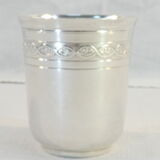 Timbale Christofle in silver metal model Villeroy