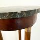 Athenian pedestal in mahogany and marble, Empire style, early 20th century.